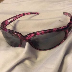 Pink & black sunglasses/motorcycle riding shades